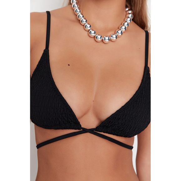 NWT Trendyol Regular fit Woven Bikini Top - Picture 10 of 13